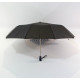 Складана чорна парасоля Feeling Rain напівавтомат на 10 карбонових спиць