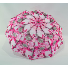 Жіноча парасолька напівавтомат з метеликами від фірми "SL"