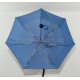 Міні парасолька в горошок синій