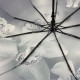Жіноча парасоля Frei Regen напівавтомат орхідея на 9 спиць #03001