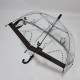 Дитяча парасолька Rain Proof прозора з котами #1022/3
