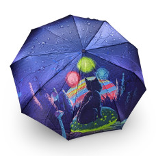 Парасолька жіноча Frei Regen напівавтомат атлас #090713